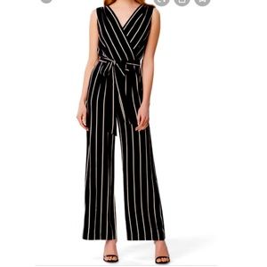 Tahari ASL NWT striped jumpsuit